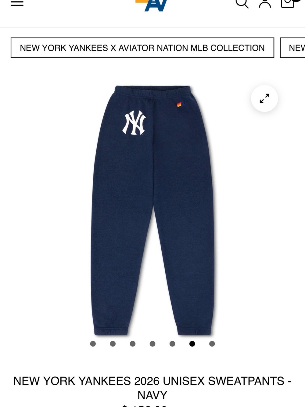 New! Aviator Nation NY Yankees 2026 unisex sweatpants